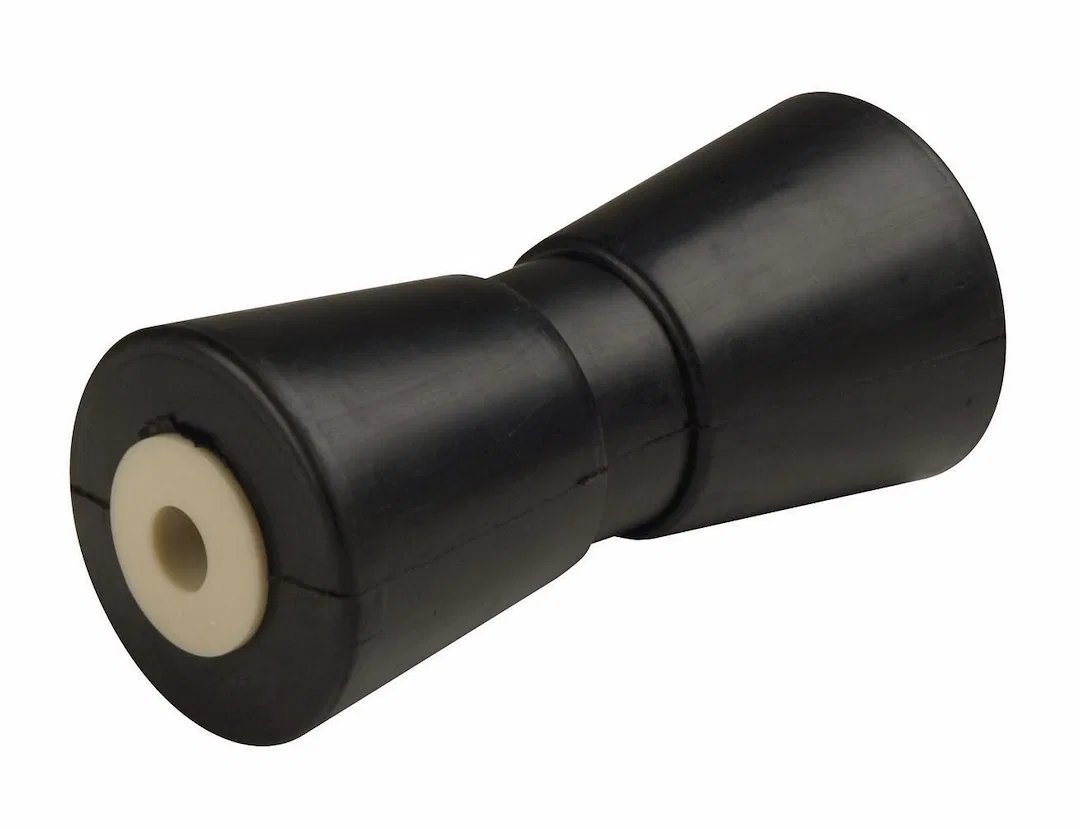 29502 – C.E. SMITH Trailer Boat Roller, Keel 3-3/8 Inch Outside Diameter x 7-7/8 Inch Length Black Natural Rubber Wit...